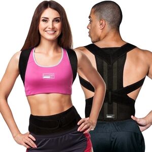 ESSENTIALS Posture Corrector – Back Brace & Shoulders Size M